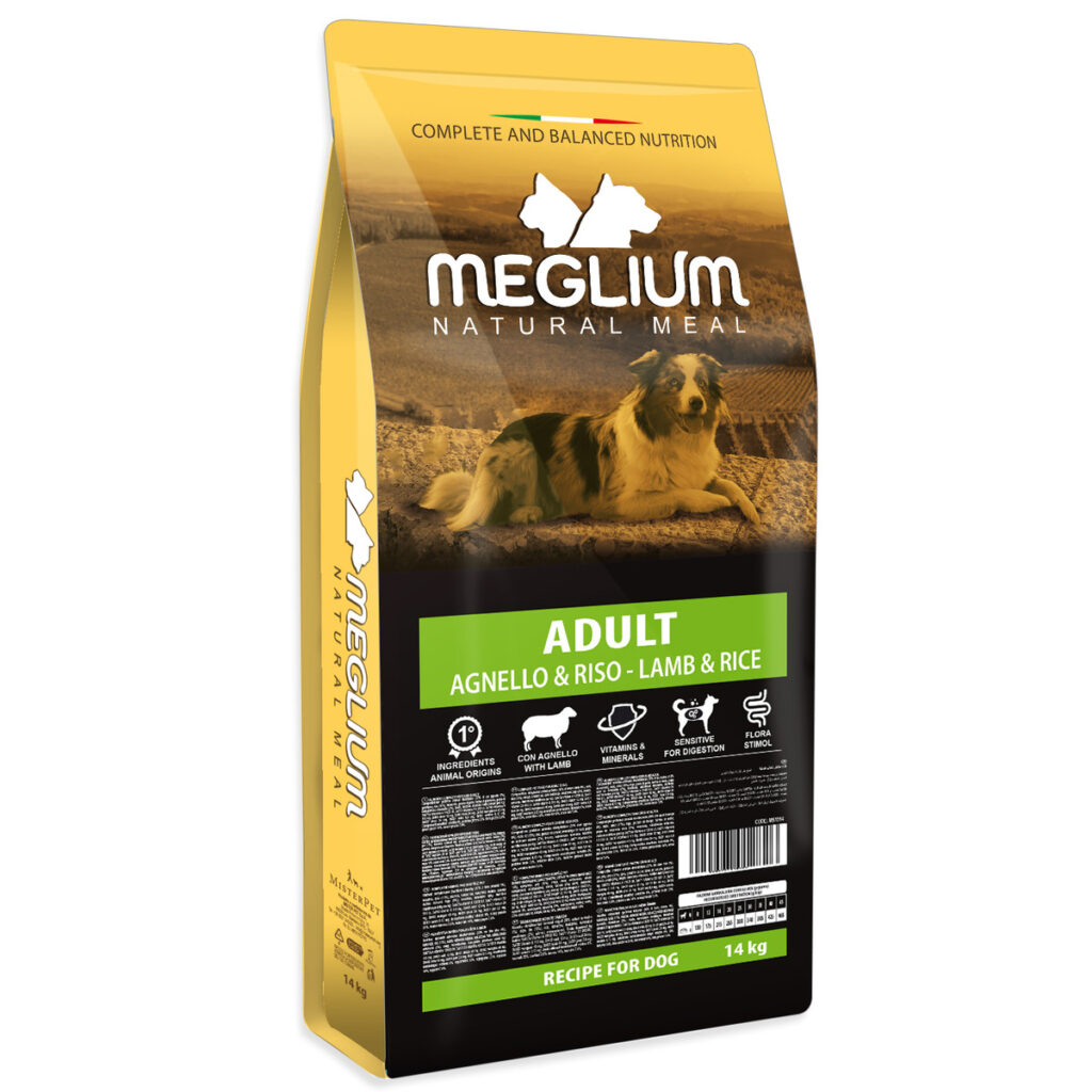 Meglium Dog Adult Janjetina & riža 14kg